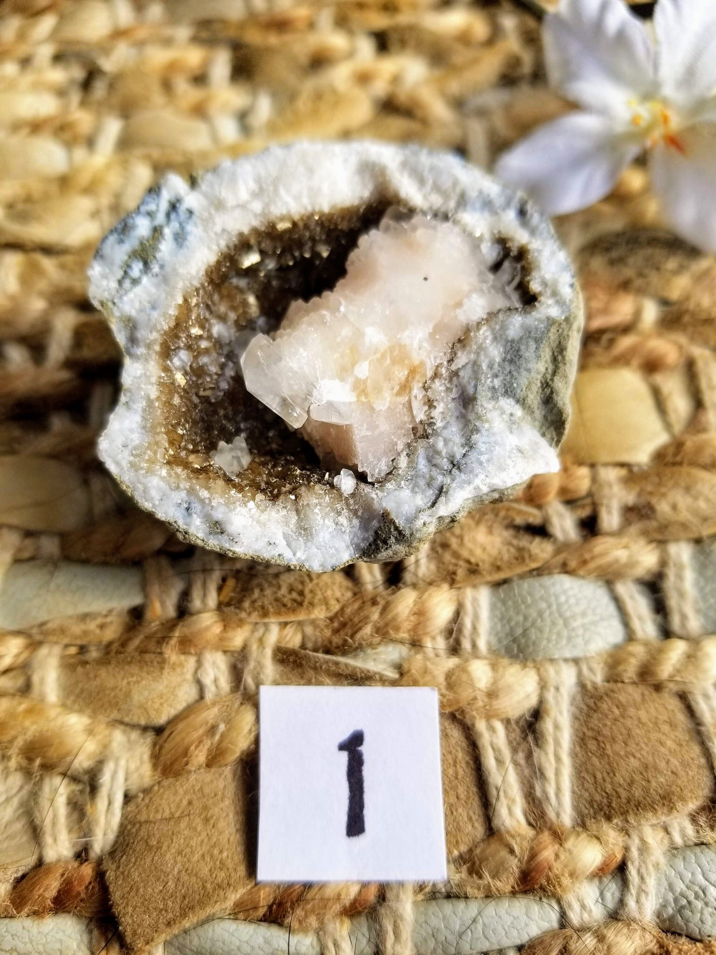 ADORABLE Mini Calcite Geodes for Crystal Healing/ Altar Decor/ Reiki/ Meditation