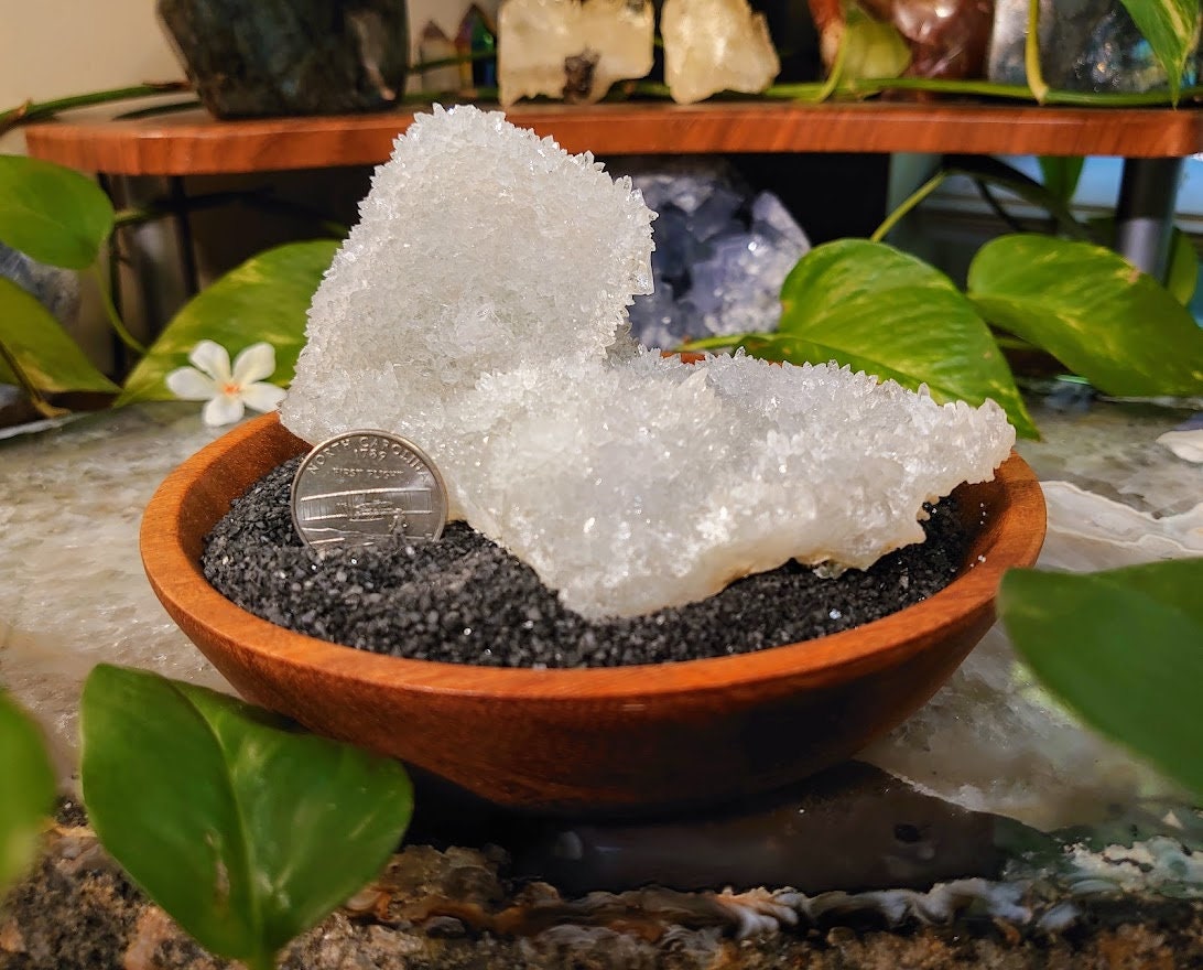 352g Clear Quartz "Crystal Toast" Cluster for Altar Decoration / Reiki / Energy Work / Gifting / Home Decor / Not For Breakfast