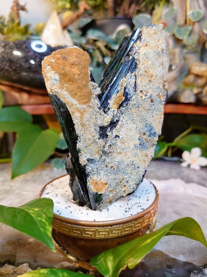 288g Beautiful Vivianite "V" From Brazil for Crystal Healing / Mediation / Collection / Home & Altar Decor