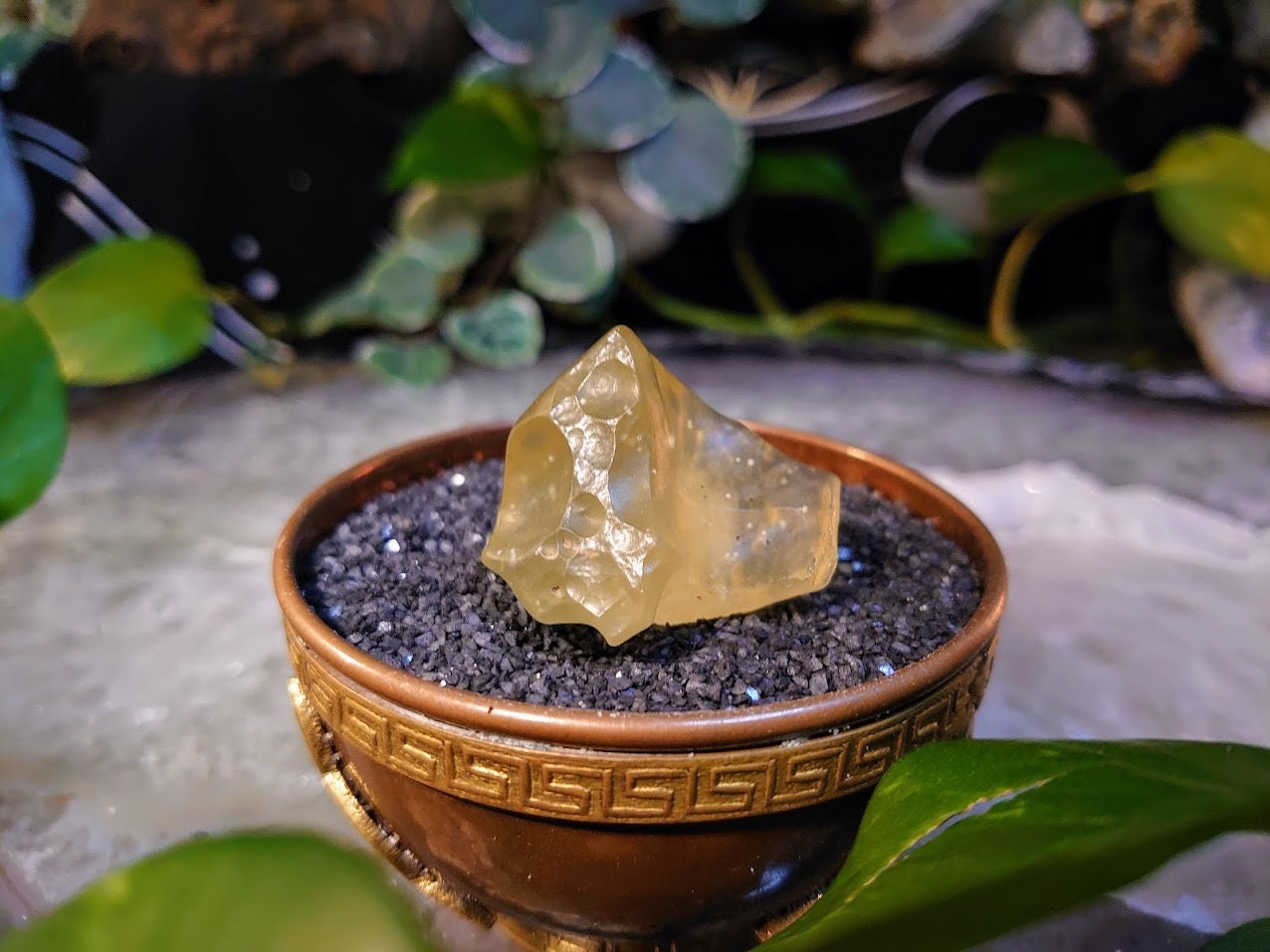 21.93g Libyan Gold Tektite/ Libyan Desert Glass Gemstone From the Great Sand Sea, Egypt