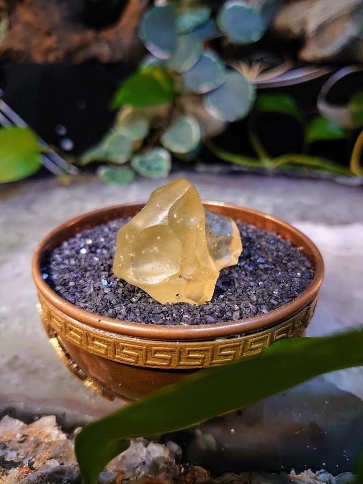 21.93g Libyan Gold Tektite/ Libyan Desert Glass Gemstone From the Great Sand Sea, Egypt