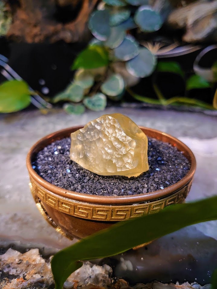 21.93g Libyan Gold Tektite/ Libyan Desert Glass Gemstone From the Great Sand Sea, Egypt