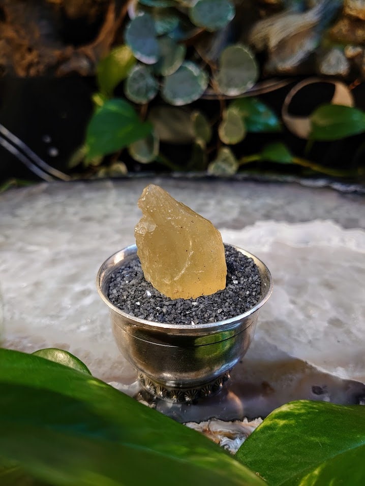 18.15g Libyan Gold Tektite/ Libyan Desert Glass Gemstone From the Great Sand Sea, Egypt