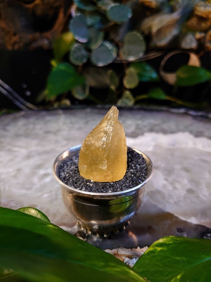 18.15g Libyan Gold Tektite/ Libyan Desert Glass Gemstone From the Great Sand Sea, Egypt