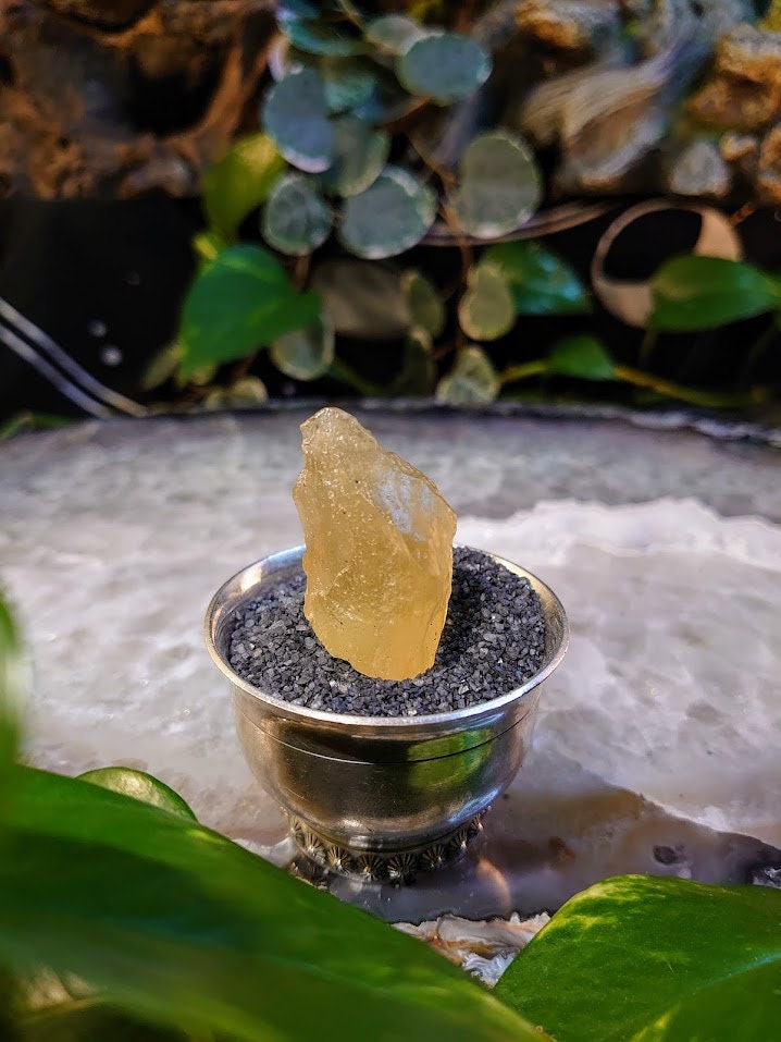 18.15g Libyan Gold Tektite/ Libyan Desert Glass Gemstone From the Great Sand Sea, Egypt