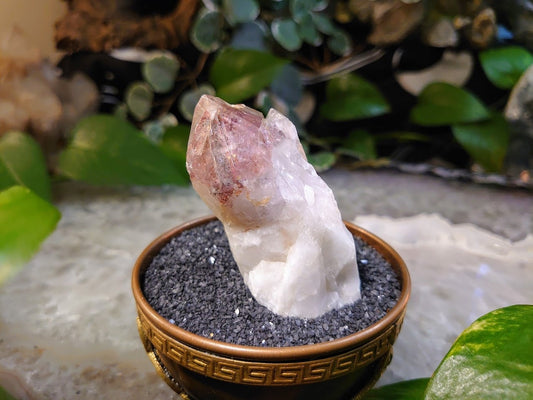 85g Fire Quartz Phantom / Hematoid Quartz for Crystal Healing / Meditation / Reiki / Home and Altar Decor