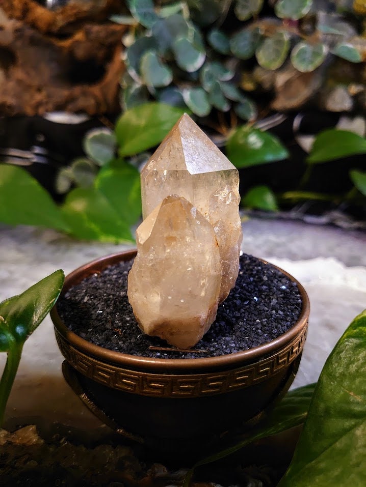 100.4g Natural Kundalini Congo Citrine Cluster for Altar and Home Decor / Energy Work / Crystal Healing / Reiki