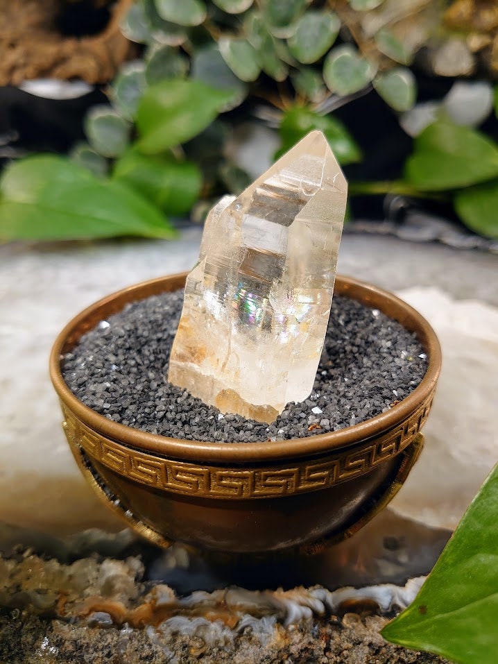 62.4g Beautiful Congo Lemurian Clear Quartz Point/Cluster from DRC for Crystal Healing / Meditation / Collection