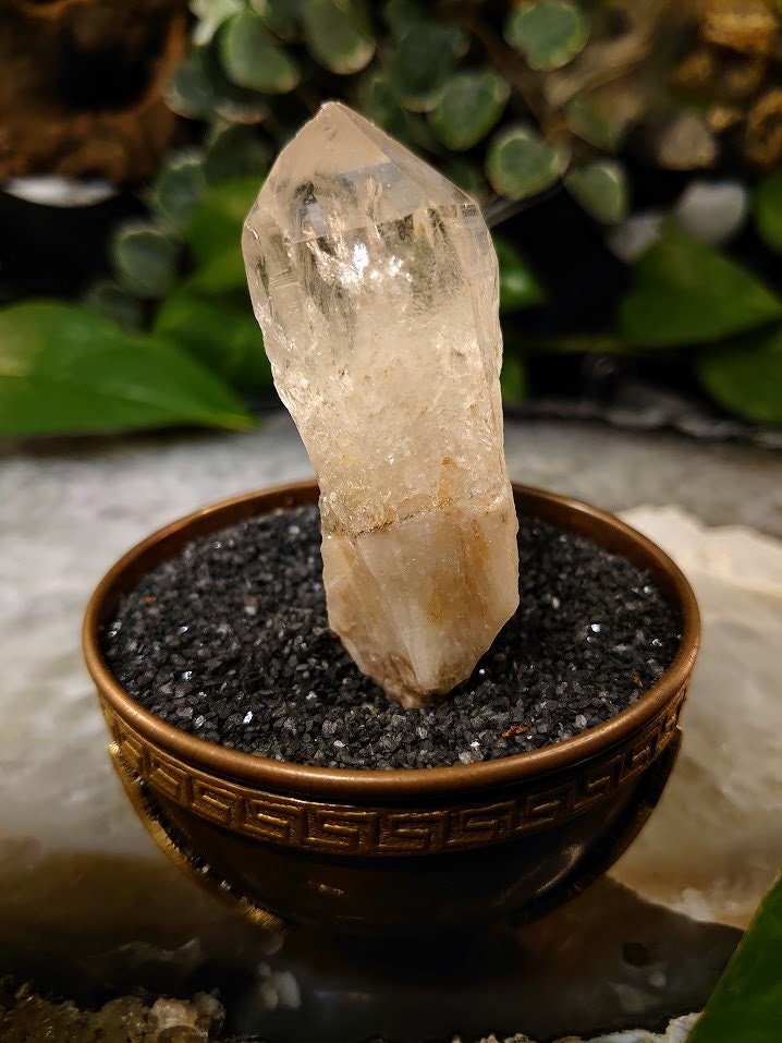 58.9g Congo Lemurian Clear Quartz Point from DRC for Crystal Healing / Meditation / Collection