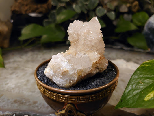 146g Fairy Quartz Cluster from ZA / White Spirit Quartz / Natural / for Crystal Healing / Meditation / Gifting & Housewarming