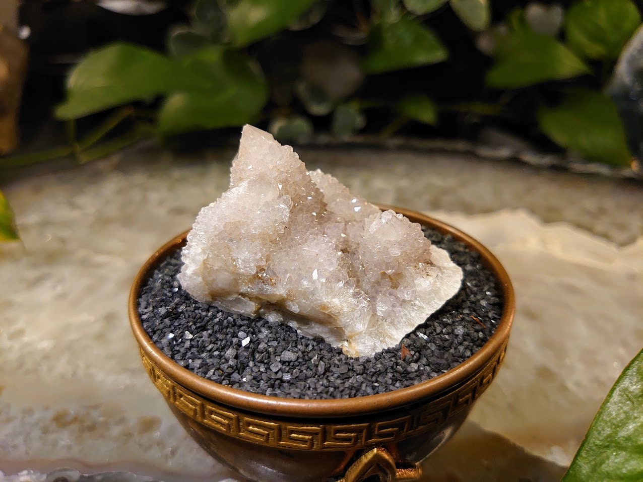 55.7g Fairy Quartz Cluster from ZA / White Spirit Quartz / Natural / for Crystal Healing / Meditation / Gifting & Housewarming