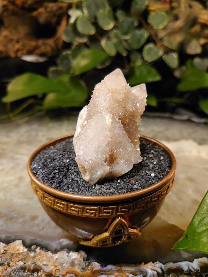 78.4g Fairy Quartz Cluster from ZA / White Spirit Quartz / Natural / for Crystal Healing / Meditation / Gifting & Housewarming