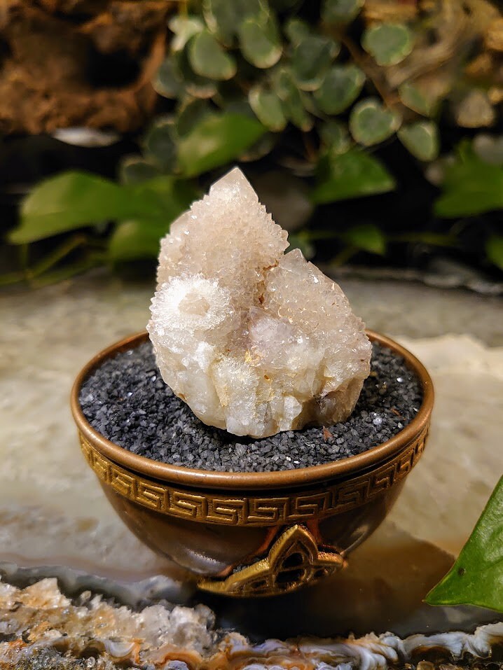 78.4g Fairy Quartz Cluster from ZA / White Spirit Quartz / Natural / for Crystal Healing / Meditation / Gifting & Housewarming