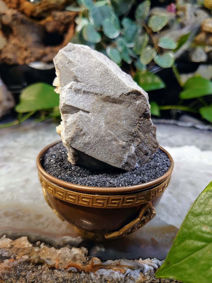 102.8g Calcite on Dolomite Druzy from Carthage, Tennessee for Collection / Home and Altar Decor / Reiki / Meditation