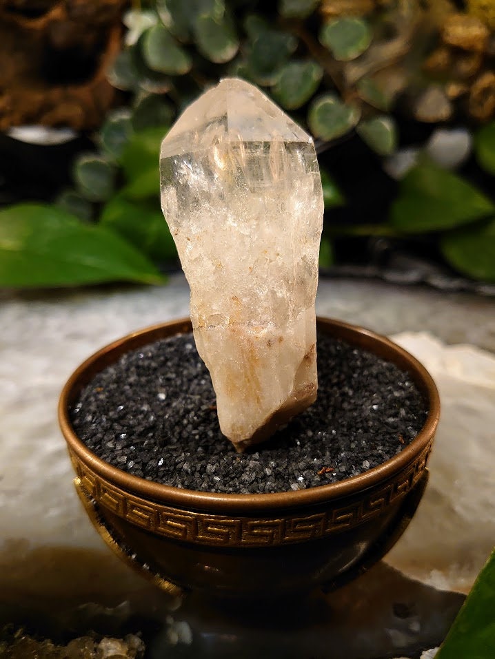 58.9g Congo Lemurian Clear Quartz Point from DRC for Crystal Healing / Meditation / Collection