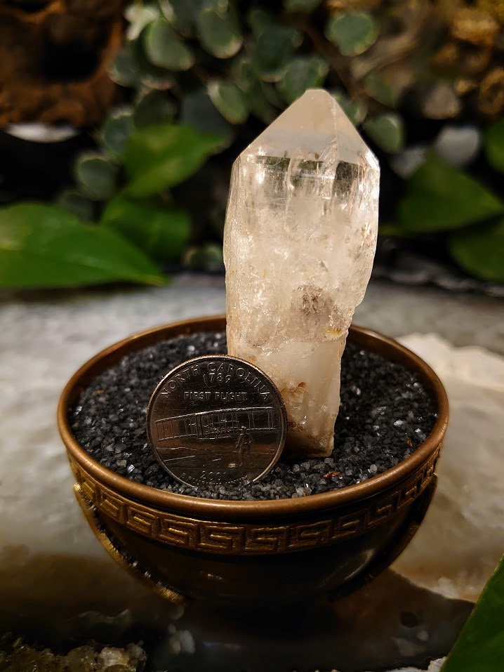 58.9g Congo Lemurian Clear Quartz Point from DRC for Crystal Healing / Meditation / Collection