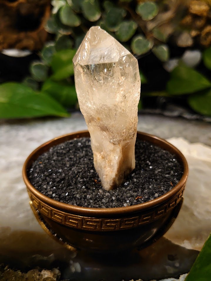 58.9g Congo Lemurian Clear Quartz Point from DRC for Crystal Healing / Meditation / Collection