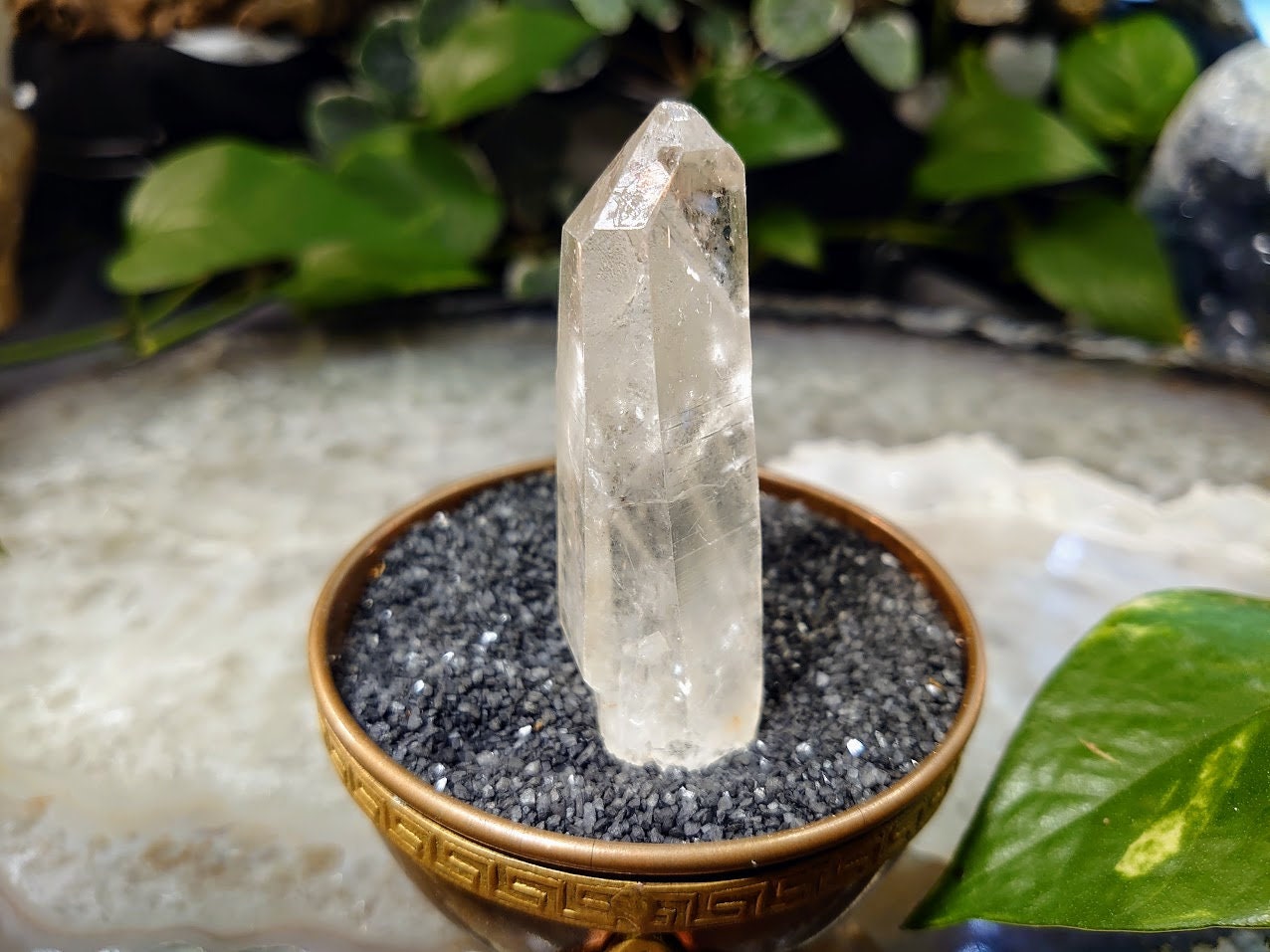 50.4g Congo Lemurian Clear Quartz Point from DRC for Crystal Healing / Meditation / Collection