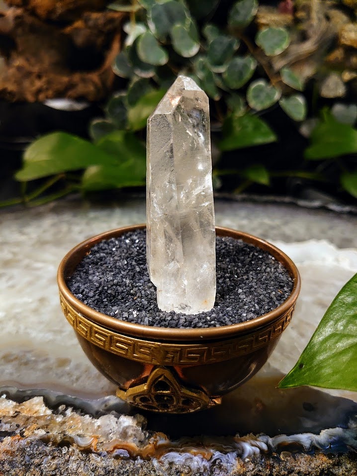 50.4g Congo Lemurian Clear Quartz Point from DRC for Crystal Healing / Meditation / Collection