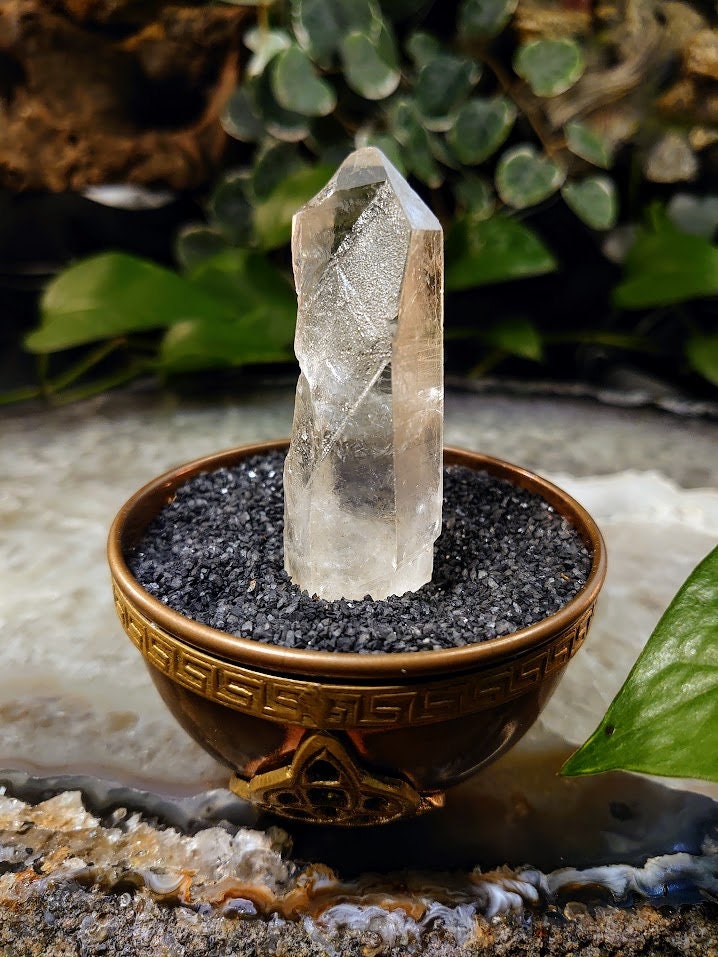 50.4g Congo Lemurian Clear Quartz Point from DRC for Crystal Healing / Meditation / Collection