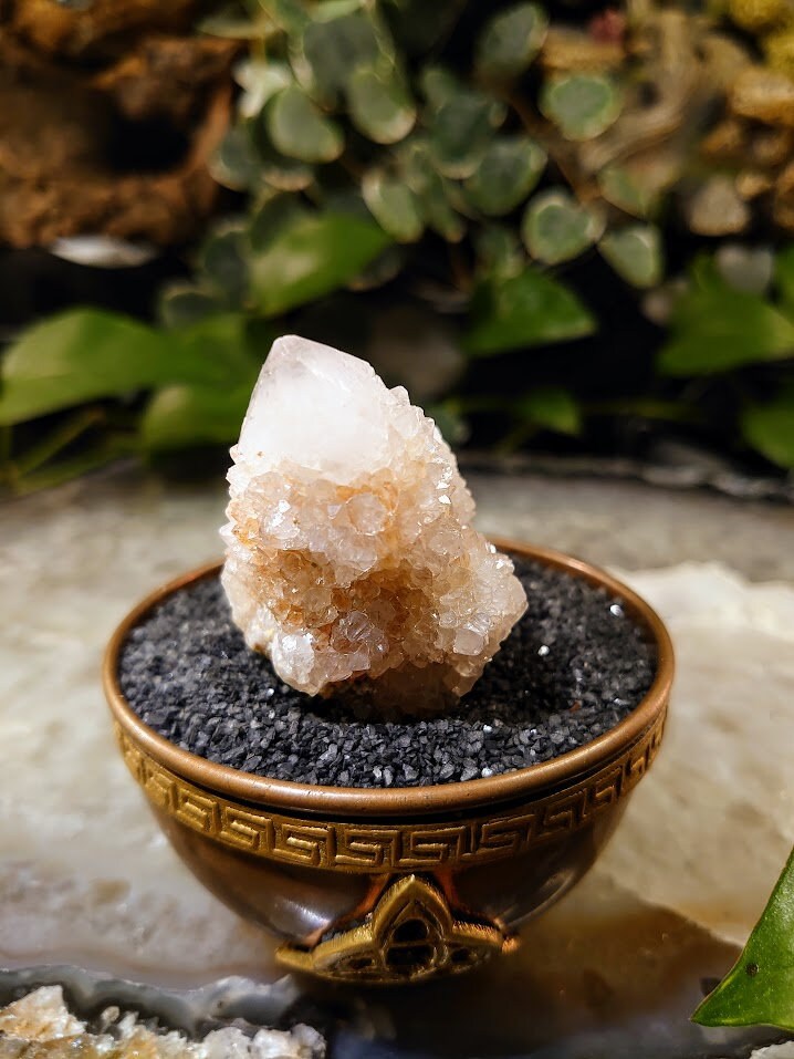 82.7g Fairy Quartz Cluster from ZA / White Spirit Quartz / Natural / for Crystal Healing / Meditation / Gifting & Housewarming