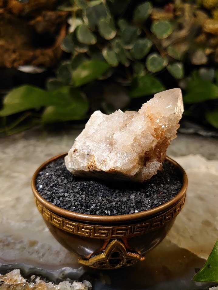 82.7g Fairy Quartz Cluster from ZA / White Spirit Quartz / Natural / for Crystal Healing / Meditation / Gifting & Housewarming