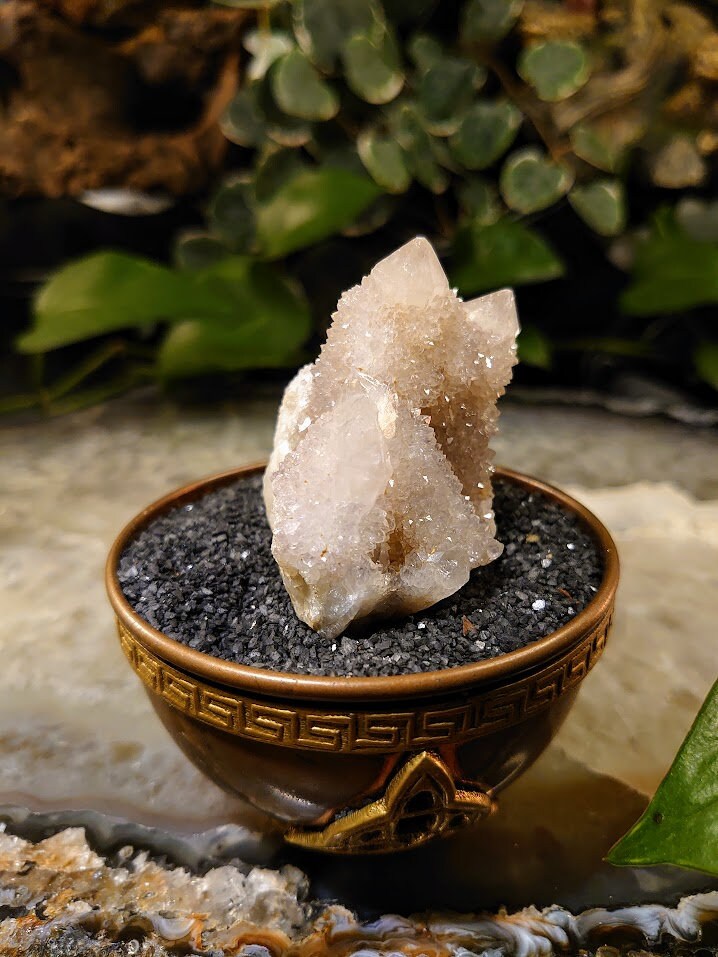 78.4g Fairy Quartz Cluster from ZA / White Spirit Quartz / Natural / for Crystal Healing / Meditation / Gifting & Housewarming