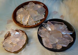 Gemmy Polished Rose Quartz Slabs/Free Form in Small/Medium/Large for Crystal Healing/ Reiki/ Meditation/ Crystal & Mineral Collectors