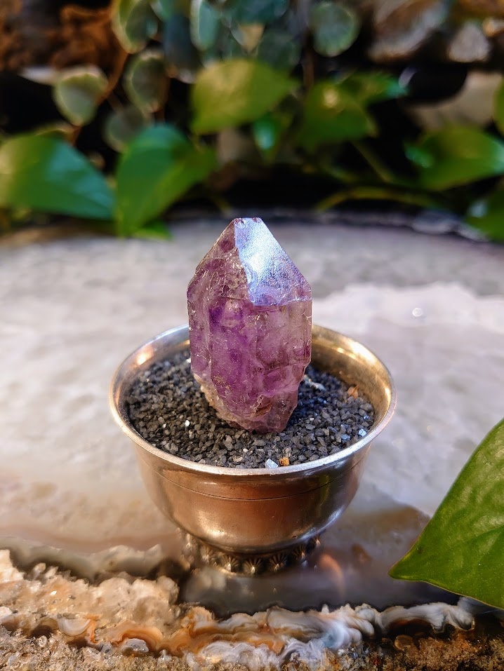 22.24g Shangaan Amethyst Point from Zimbabwe for Collection / Crystal Healing/ Meditation/ Jewelcrafting / Gifting