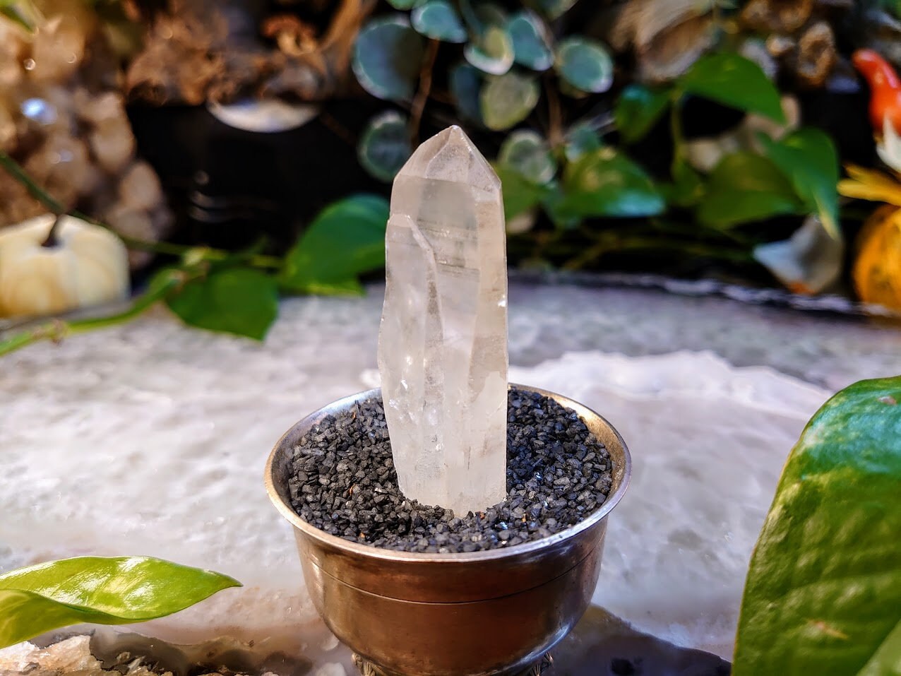 30.3g Congo Lemurian Clear Quartz Point from DRC for Crystal Healing / Meditation / Collection