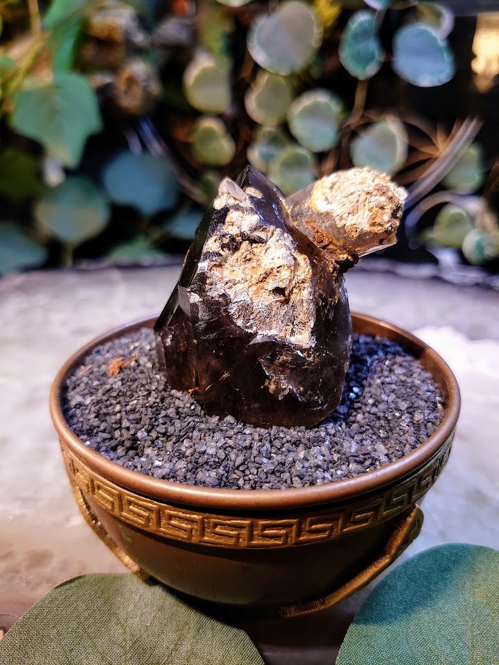 88.6g Beautiful Natural Smoky Quartz Cluster from Malawi, Africa for Collection / Home and Altar Decor / Protection / Crystal Healing