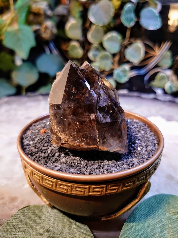 88.6g Beautiful Natural Smoky Quartz Cluster from Malawi, Africa for Collection / Home and Altar Decor / Protection / Crystal Healing