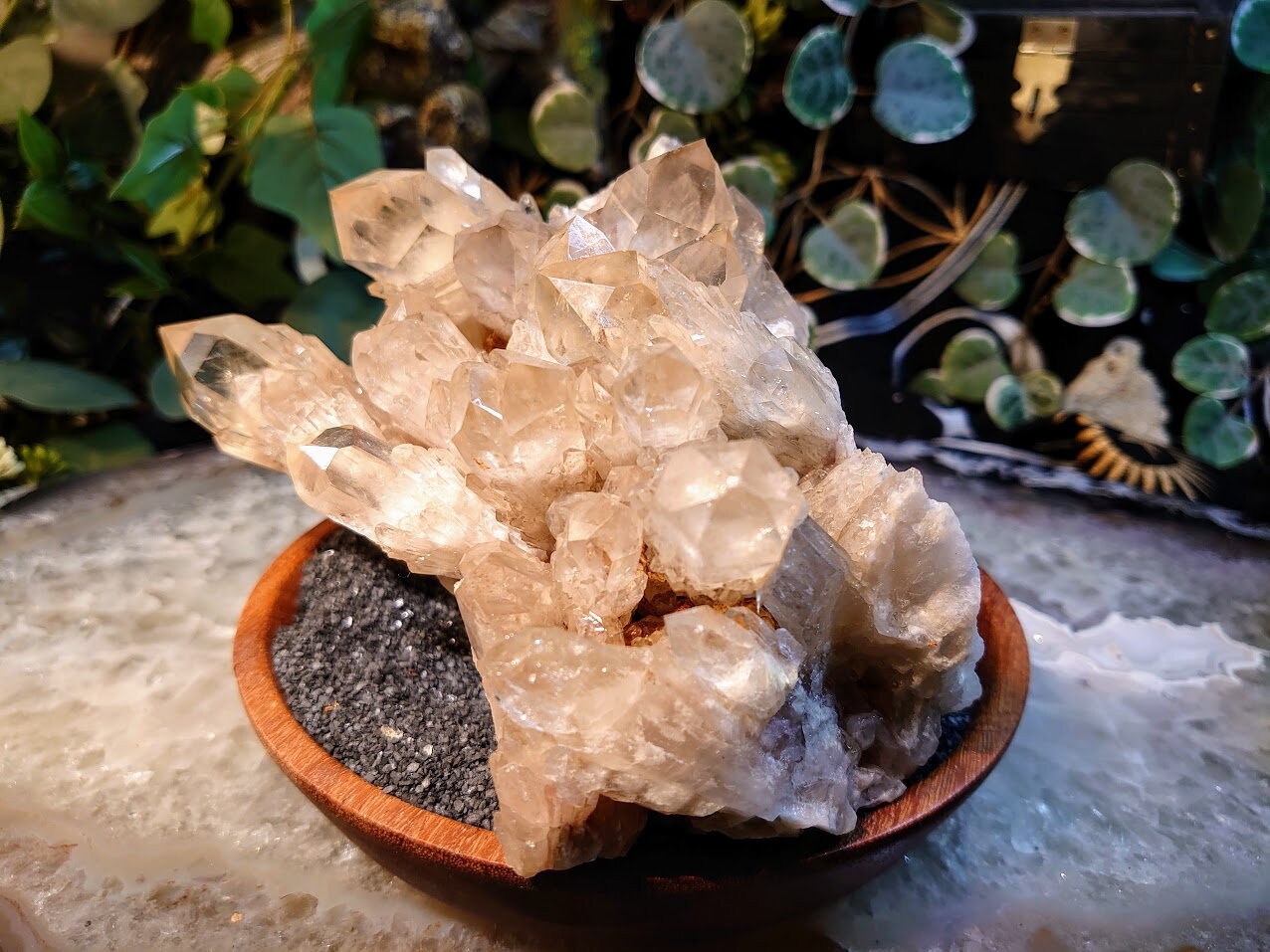 1,549g Large Natural Kundalini Congo Citrine Cluster for Altar and Home Decor / Energy Work / Crystal Healing / Reiki