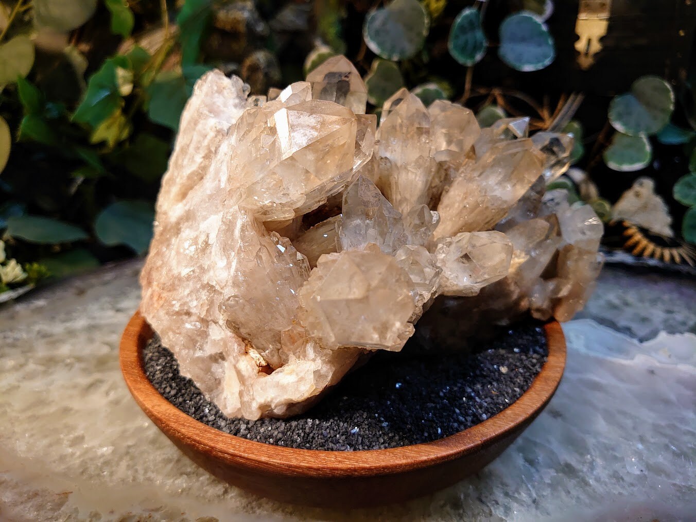 1,549g Large Natural Kundalini Congo Citrine Cluster for Altar and Home Decor / Energy Work / Crystal Healing / Reiki