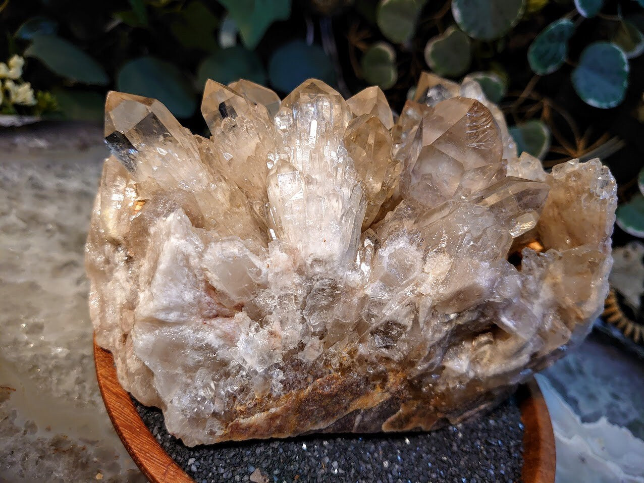 1,549g Large Natural Kundalini Congo Citrine Cluster for Altar and Home Decor / Energy Work / Crystal Healing / Reiki