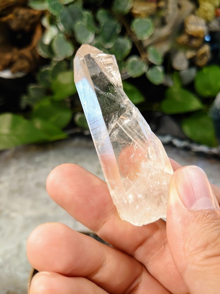 50.4g Congo Lemurian Clear Quartz Point from DRC for Crystal Healing / Meditation / Collection