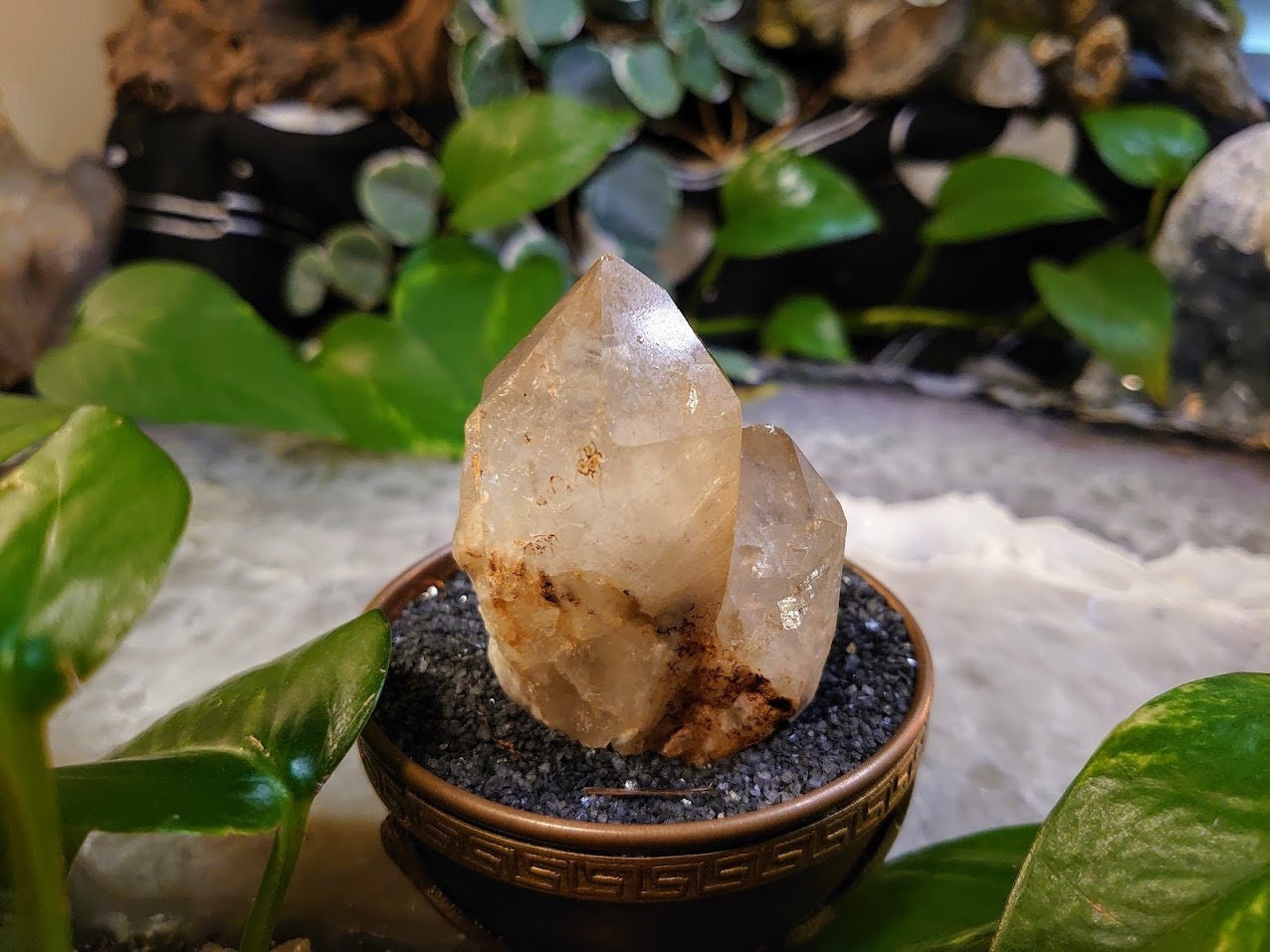 100.4g Natural Kundalini Congo Citrine Cluster for Altar and Home Decor / Energy Work / Crystal Healing / Reiki