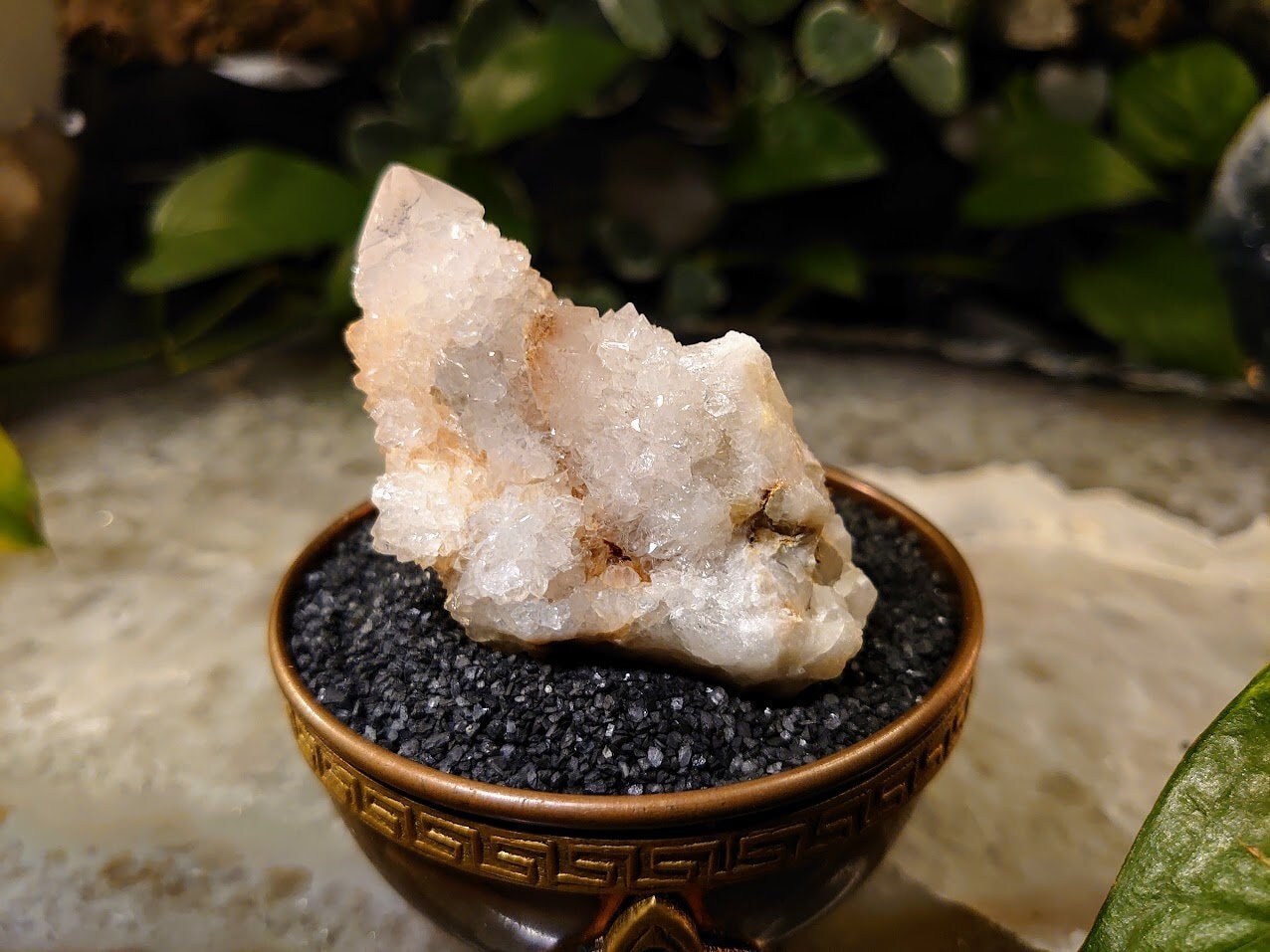 82.7g Fairy Quartz Cluster from ZA / White Spirit Quartz / Natural / for Crystal Healing / Meditation / Gifting & Housewarming