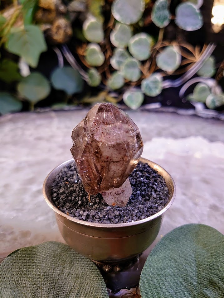 32.3g Shangaan Amethyst Scepter with Hematite from Zimbabwe for Collection / Crystal Healing/ Meditation/ Jewelcrafting / Gifting