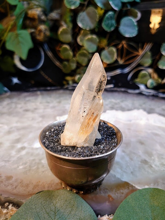 33g Congo Lemurian Clear Quartz Cluster from DRC for Crystal Healing / Meditation / Collection