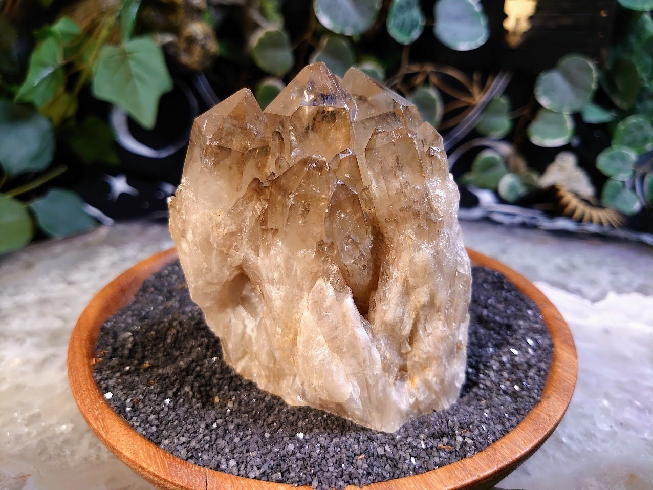 446g Natural Kundalini Congo Citrine Cluster for Altar and Home Decor / Energy Work / Crystal Healing / Reiki