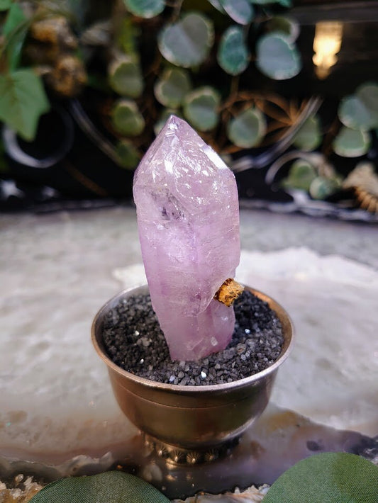 3" Vera Cruz Amethyst Point for Crystal Healing / Meditation / Energy Work / Jewelry Crafting / Grid Creation