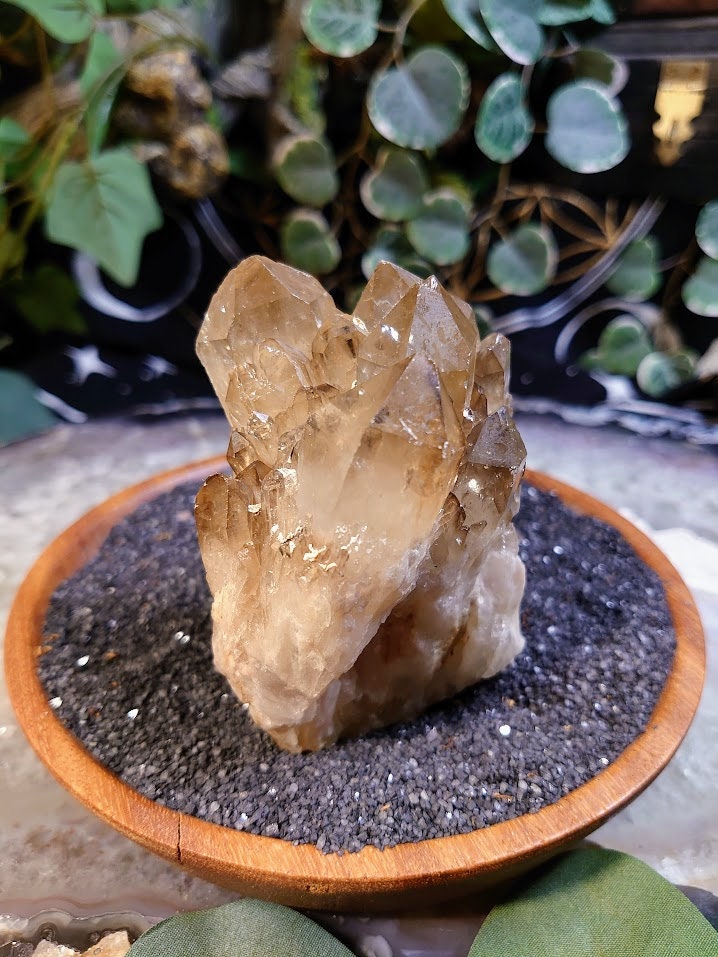 446g Natural Kundalini Congo Citrine Cluster for Altar and Home Decor / Energy Work / Crystal Healing / Reiki