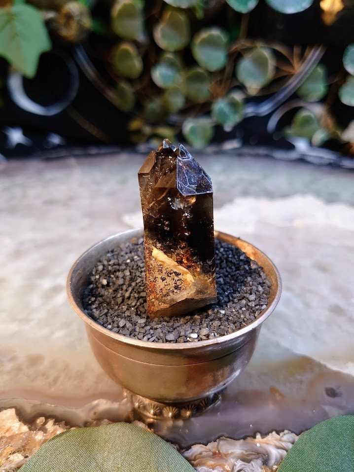 19.8g Natural Smoky Quartz Cluster from Malawi, Africa for Collection / Home and Altar Decor / Protection / Crystal Healing