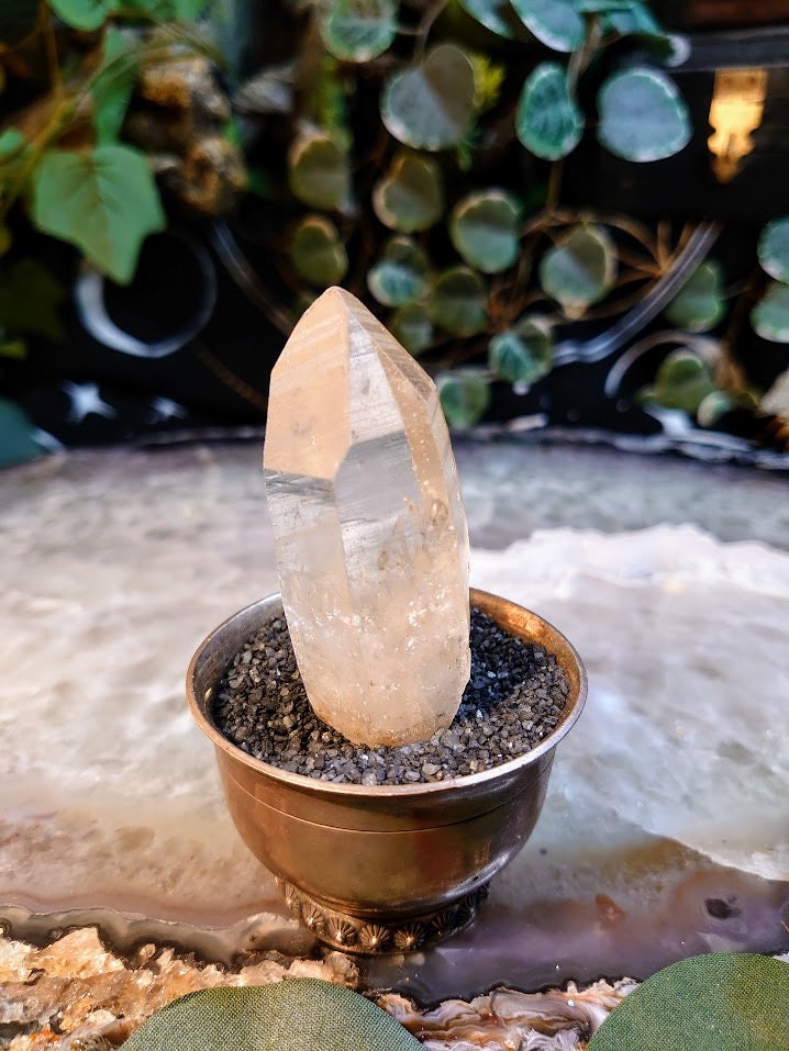 47.4g Congo Lemurian Clear Quartz Point from DRC for Crystal Healing / Meditation / Collection