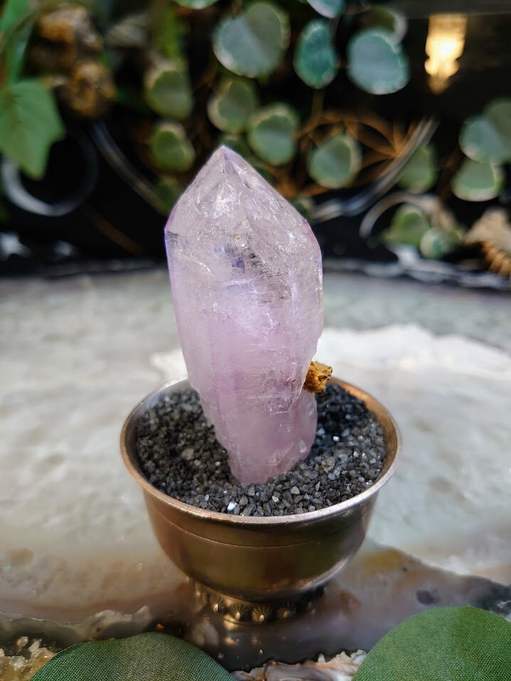 3" Vera Cruz Amethyst Point for Crystal Healing / Meditation / Energy Work / Jewelry Crafting / Grid Creation