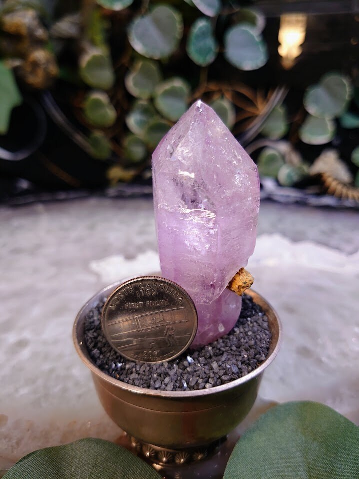 3" Vera Cruz Amethyst Point for Crystal Healing / Meditation / Energy Work / Jewelry Crafting / Grid Creation