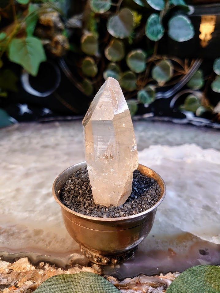 47.4g Congo Lemurian Clear Quartz Point from DRC for Crystal Healing / Meditation / Collection