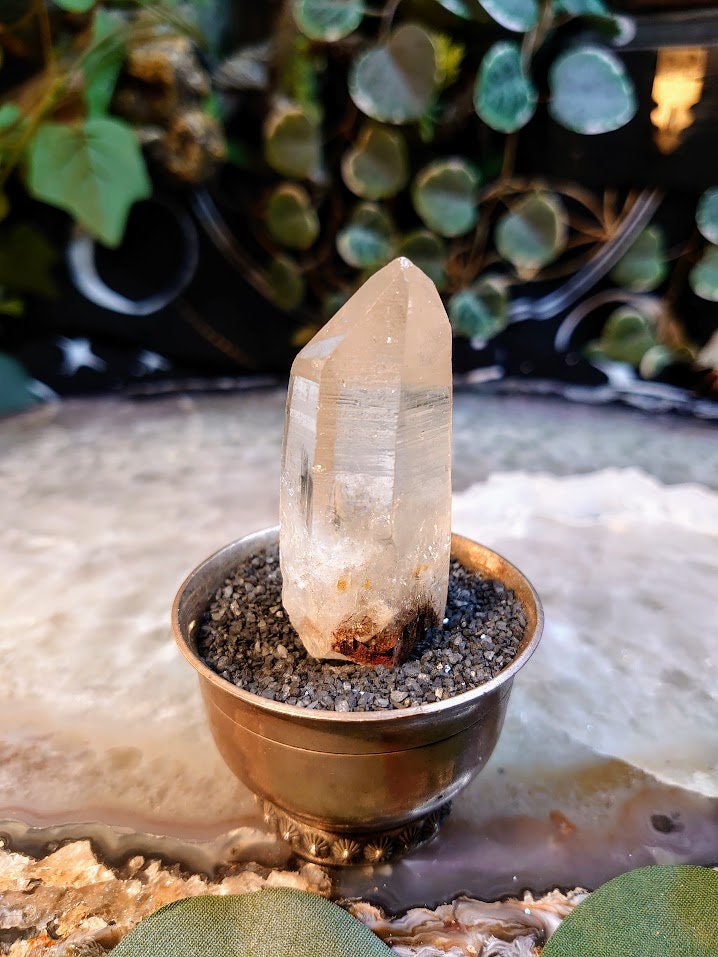 47.4g Congo Lemurian Clear Quartz Point from DRC for Crystal Healing / Meditation / Collection