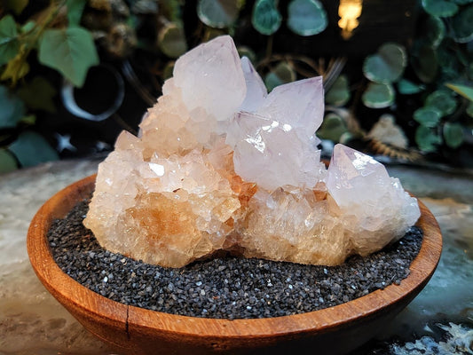 564g Beautiful Fairy Quartz Cluster from ZA / White Spirit Quartz / Natural / for Crystal Healing / Meditation / Gifting & Housewarming